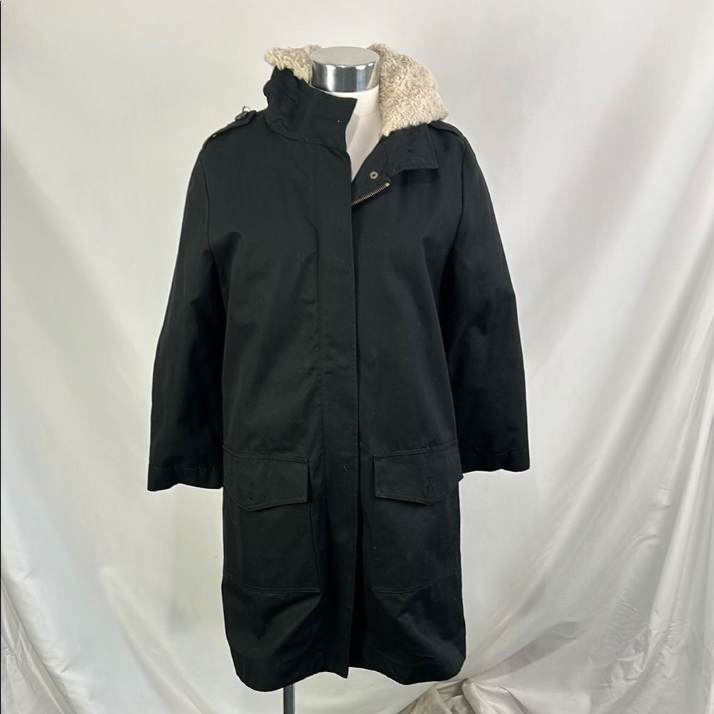Theory Black with Fleece Lining/Hood Jacket
